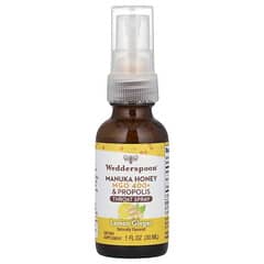 Wedderspoon, Manuka Honey & Propolis Throat Spray, Lemon Ginger, MGO 400+, 1 fl oz (30 ml) - Image 4