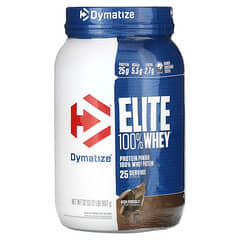 Dymatize, Elite 100% Whey Protein Powder, Rich Chocolate, 2 lbs (907 g) - Image 3
