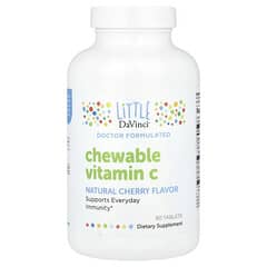 Little DaVinci, Chewable Vitamin C, Natural Cherry, 90 Tablets - Image 3