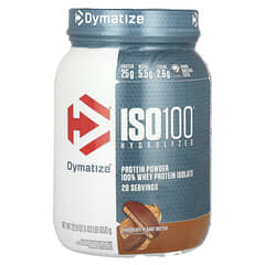 Dymatize, ISO100® Hydrolyzed, 100% Whey Protein Isolate, Chocolate Peanut Butter, 1.43 lb (650 g) - Image 3