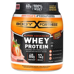 Body Fortress, Super Advanced Whey Protein, Strawberry , 1.78 lb (810 g) - Image 7