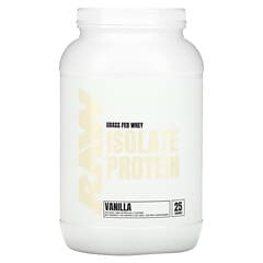 Raw Nutrition, Grass Fed Whey Isolate Protein, Vanilla, 1.63 lb (740 g) - Image 3