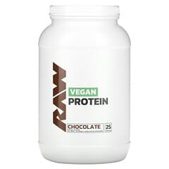 Raw Nutrition, Vegan Protein, Chocolate, 1.75 lbs (795 g) - Image 3