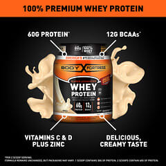 Body Fortress, Super Advanced Whey Protein, Vanilla, 1.74 lb (792 g) - Image 9