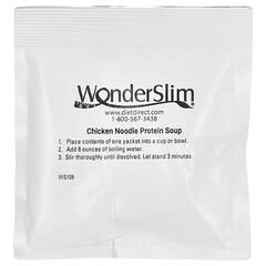 WonderSlim, Protein Soup, Chicken Noodle, 7 Packets, 22 g Each - Image 6