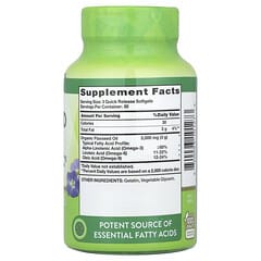 Nature's Truth, Flaxseed Oil, Cold Pressed, 3,000 mg, 90 Quick Release Softgels (1,000 mg per Softgel) - Image 4