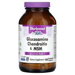 Bluebonnet Nutrition, Glucosamine Chondroitin & MSM, 180 Vegetable Capsules - Image 3