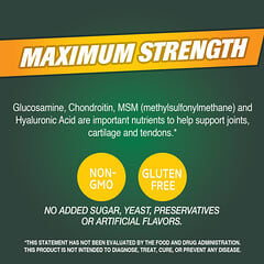 21st Century, Glucosamine & Chondroitin Plus Hyaluronic Acid + MSM, 120 Tablets - Image 5