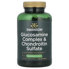 Swanson, Glucosamine Complex & Chondroitin Sulfate, 120 Softgels - Image 3