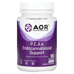 Advanced Orthomolecular Research AOR, P.E.A.k Endocannabinoid Support, Advanced, 400 mg , 90 Capsules - Image 3