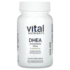 Vital Nutrients, DHEA (Micronized), 50 mg, 60 Vegan Capsules - Image 3