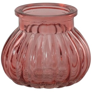 Mini Dusky Pink Vento Bubble Jar Vase  - Dusky Pink