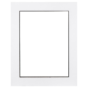 Black and White Double Picture Mount