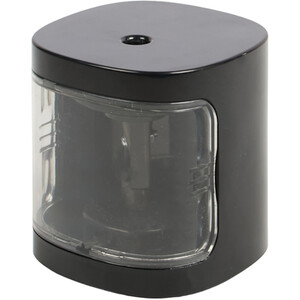 Battery-Operated Pencil Sharpener - Black - Image 2