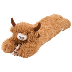 Highland Cow Draught Excluder - Brown